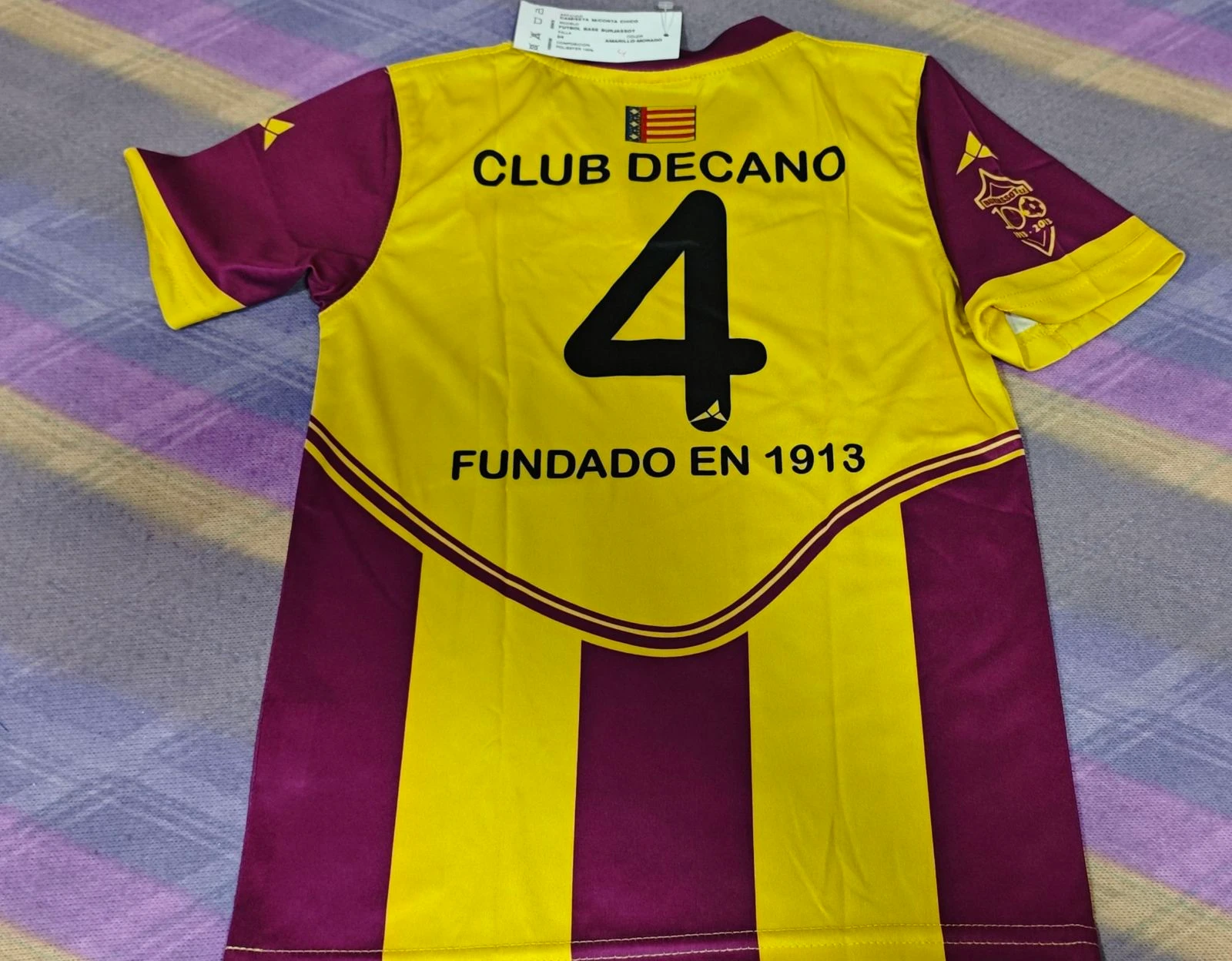 Camiseta do Burjassot CF. Tamanho 4 anos. – photo 6